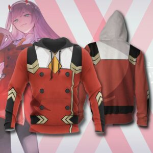 Code 002 Zero Two Uniform Hoodie Darling in the Franxx Jacket Uniform 9