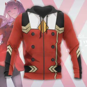 Code 002 Zero Two Uniform Hoodie Darling in the Franxx Jacket Uniform 13