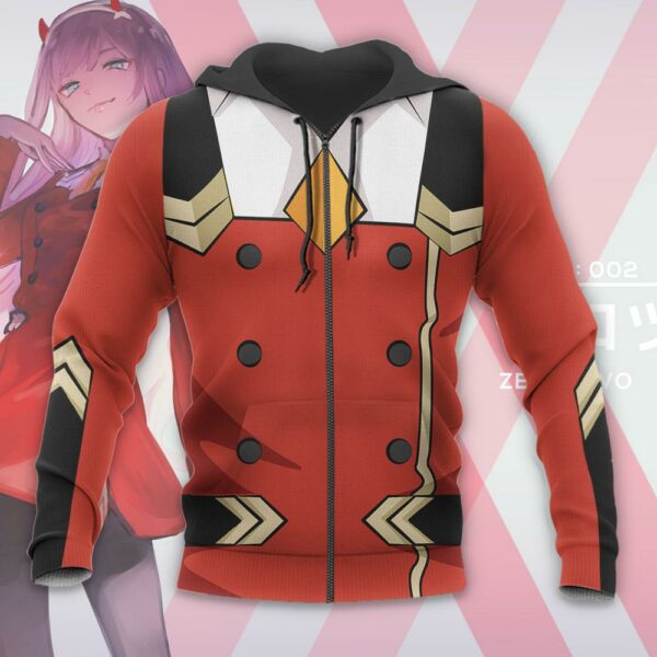 Code 002 Zero Two Uniform Hoodie Darling in the Franxx Jacket Uniform 7