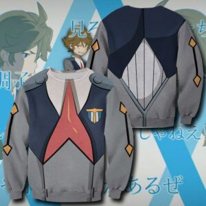 Code 666 Zorome Darling in the Franxx Zip Hoodie Jacket Uniform 8