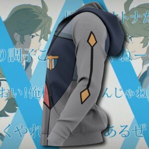 Code 666 Zorome Darling in the Franxx Zip Hoodie Jacket Uniform 11