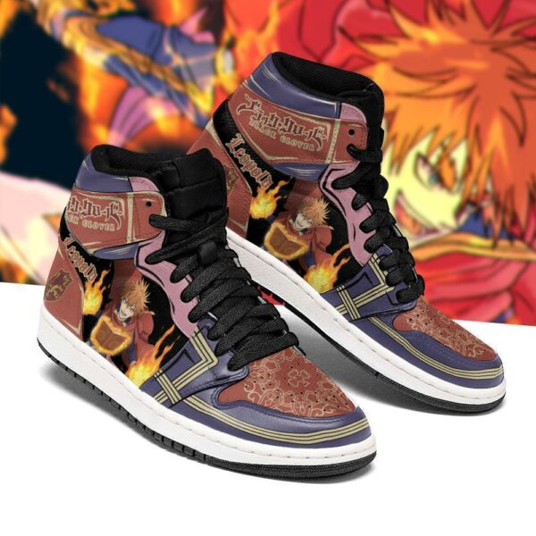 Crimson Lion Leopold Vermillion Sneakers Black Clover Anime Shoes 1