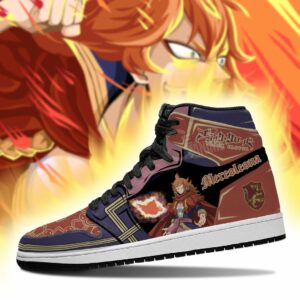 Crimson Lion Mereoleona Sneakers Black Clover Anime Shoes 6