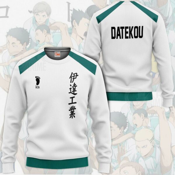 Date Tech High Haikyuu Anime Cosplay Costumes Volleyball Uniform 2