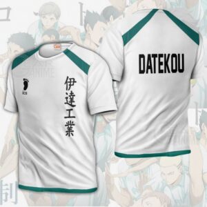 Date Tech High Haikyuu Anime Cosplay Costumes Volleyball Uniform 10