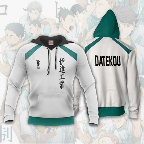 Date Tech High Haikyuu Anime Cosplay Costumes Volleyball Uniform 4