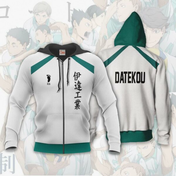 Date Tech High Haikyuu Anime Cosplay Costumes Volleyball Uniform 1