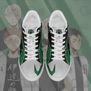 Date Tech High Skate Shoes Haikyuu Anime Custom Shoes PN10 6