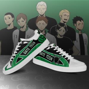 Date Tech High Skate Shoes Haikyuu Anime Custom Shoes PN10 7