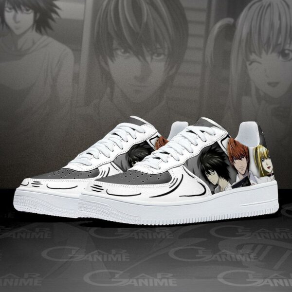 Death Note Air Sneakers Custom L Lawliet Light Yagami Misa Misa Anime Shoes 2