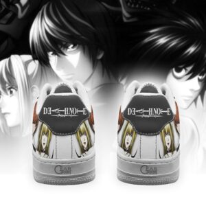 Death Note Air Sneakers Custom L Lawliet Light Yagami Misa Misa Anime Shoes 6