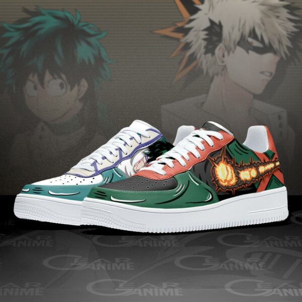 Deku and Bakugo Air Sneakers Custom My Hero Academia Anime Shoes 2