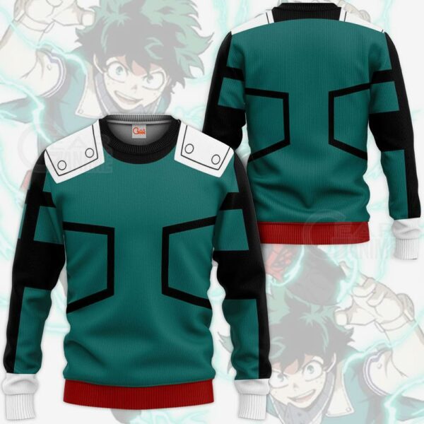 Deku Izuku Midoriya Shirt Costume My Hero Academia Anime Hoodie Sweater 2