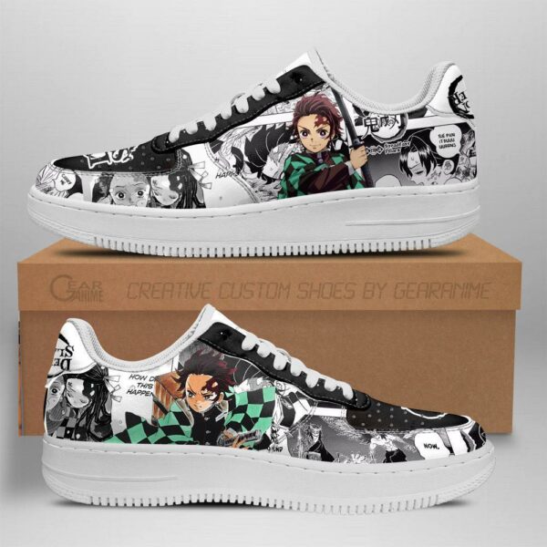 Demon Slayer Sneakers Manga Anime Shoes Fan Gift Idea TT04 1