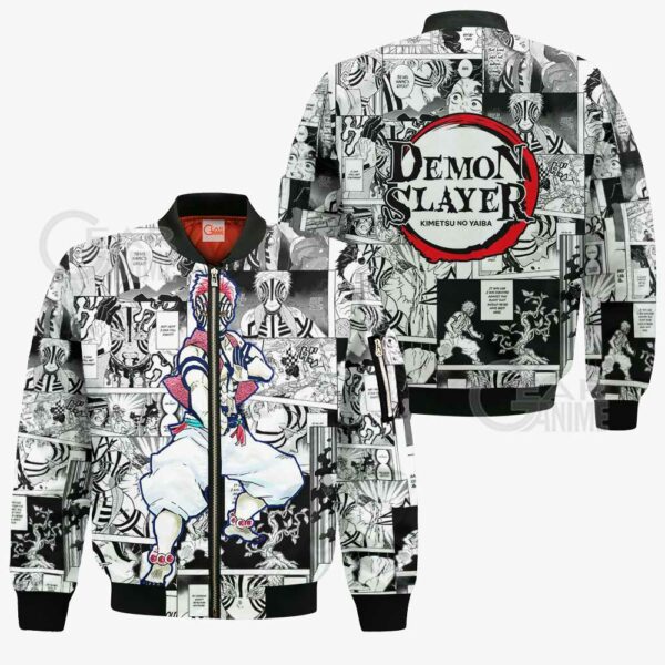 Demon Slayer Akaza Hoodie Anime Mix Manga KNY Shirt 5