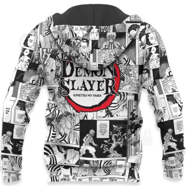 Demon Slayer Akaza Hoodie Anime Mix Manga KNY Shirt 7