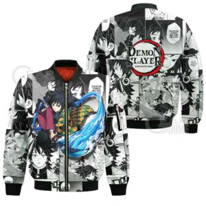 Demon Slayer Giyu Tomioka Hoodie Anime Mix Manga KNY Shirt 12