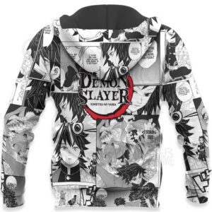 Demon Slayer Giyu Tomioka Hoodie Anime Mix Manga KNY Shirt 14