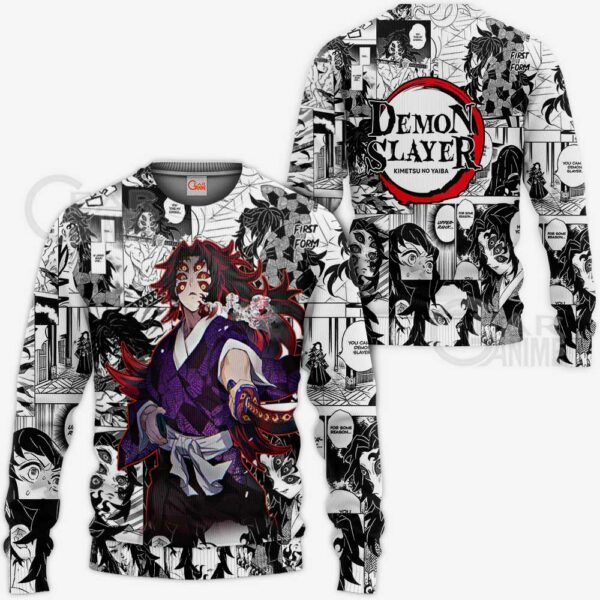 Demon Slayer Kokushibo Hoodie Anime Mix Manga KNY Shirt 2