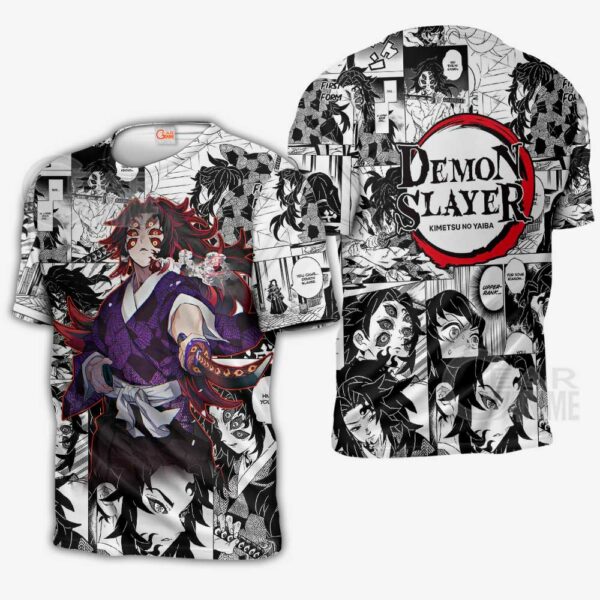 Demon Slayer Kokushibo Hoodie Anime Mix Manga KNY Shirt 3