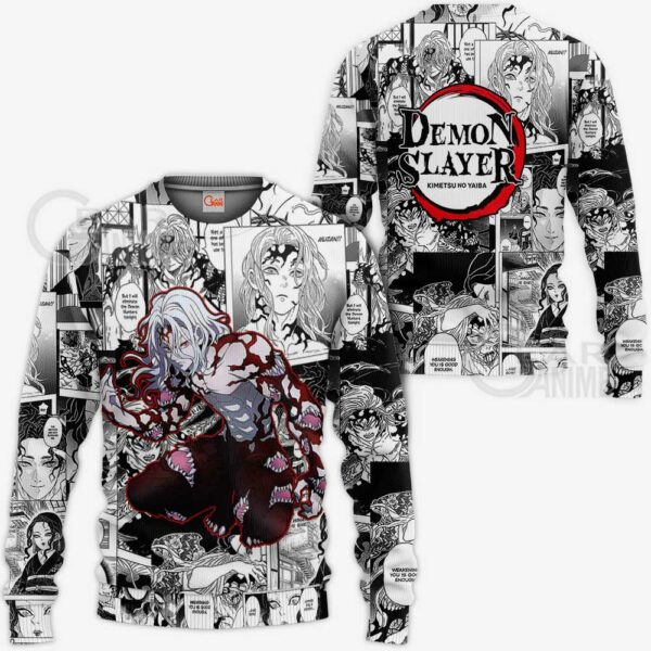 Demon Slayer Muzan Kibutsuji Hoodie Anime Mix Manga KNY Shirt 2