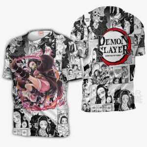 Demon Slayer Kamado Nezuko Hoodie Anime Mix Manga KNY Shirt 10