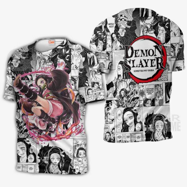 Demon Slayer Kamado Nezuko Hoodie Anime Mix Manga KNY Shirt 3