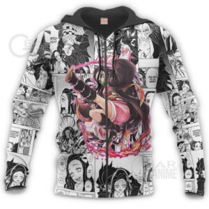 Demon Slayer Kamado Nezuko Hoodie Anime Mix Manga KNY Shirt 13