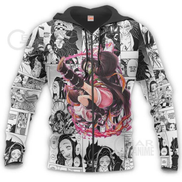 Demon Slayer Kamado Nezuko Hoodie Anime Mix Manga KNY Shirt 6