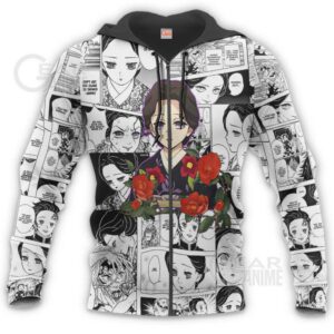 Demon Slayer Lady Tamayo Hoodie Anime Mix Manga KNY Shirt 15