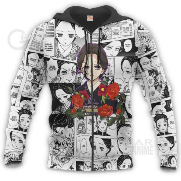 Demon Slayer Lady Tamayo Hoodie Anime Mix Manga KNY Shirt 8