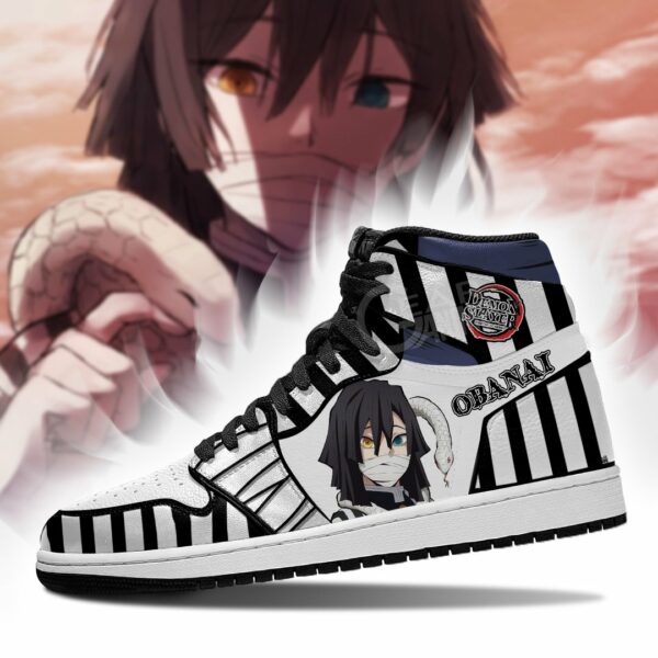 Demon Slayer Obanai Iguro Sneakers Snake Hashira Anime Sneakers 1