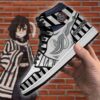 Demon Slayer Obanai Iguro Sneakers Sword Snake Anime Sneakers 8