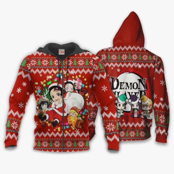 Demon Slayer Ugly Christmas Sweater Kimetsu No Yaiba Xmas Gift VA10 2