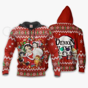 Demon Slayer Ugly Christmas Sweater Kimetsu No Yaiba Xmas Gift VA10 7