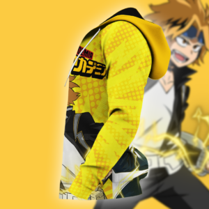 Denki Kaminari Zip Hoodie My Hero Academia Anime Shirt Fan Gift HA06 7