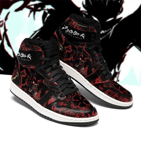 Devil Black Asta Sneakers Black Clover Sneakers Anime 2