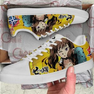 Diane Skate Shoes The Seven Deadly Sins Anime Custom Sneakers PN10 5