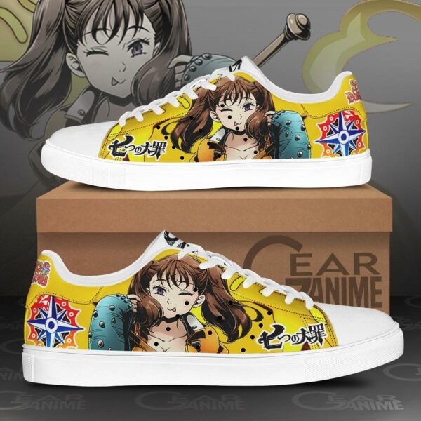 Diane Skate Shoes The Seven Deadly Sins Anime Custom Sneakers PN10 1