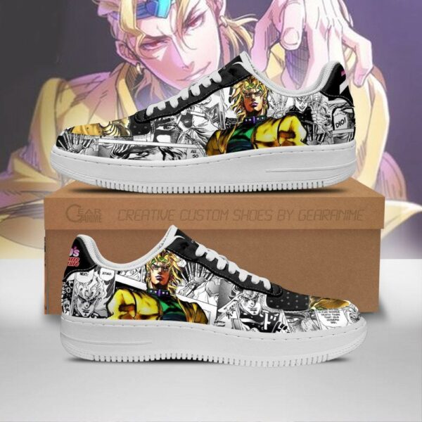 Dio Brando Sneakers Manga Style JoJo's Anime Shoes Fan Gift PT06 1