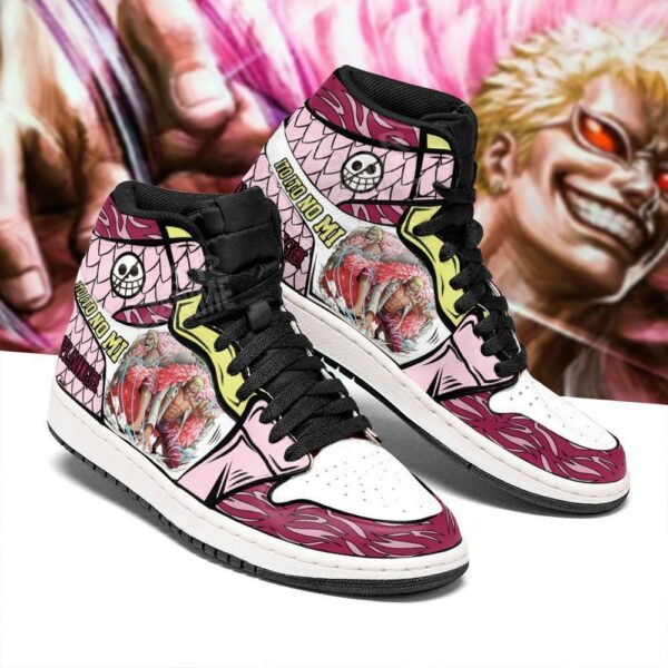 Doflamingo Sneakers One Piece Anime Shoes Fan Gift MN06 2