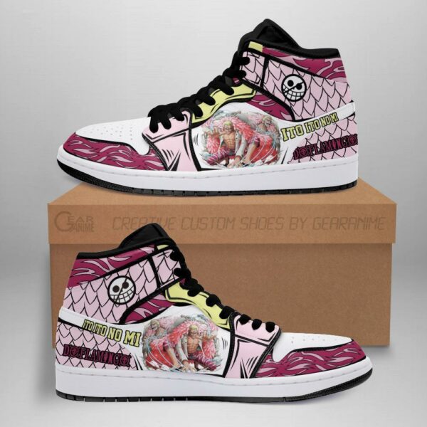 Doflamingo Sneakers One Piece Anime Shoes Fan Gift MN06 1