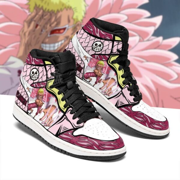 Doflamingo Sneakers Skill One Piece Anime Shoes Fan MN06 2