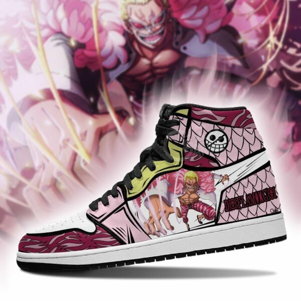 Doflamingo Sneakers Skill One Piece Anime Shoes Fan MN06 3