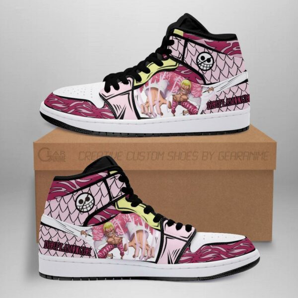 Doflamingo Sneakers Skill One Piece Anime Shoes Fan MN06 1