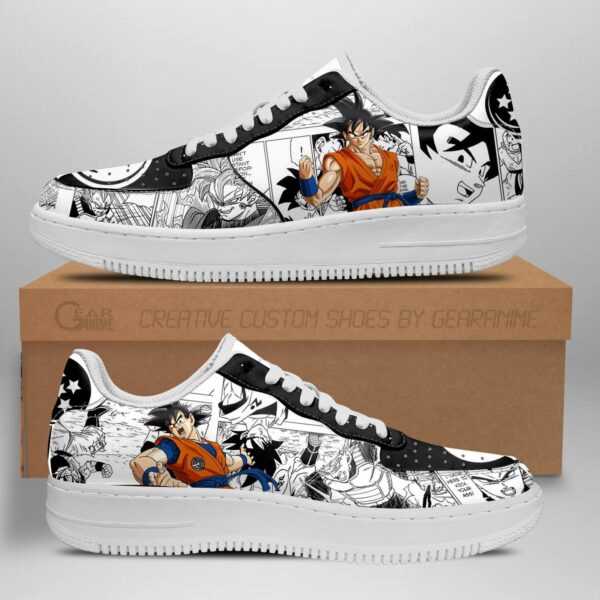 Dragon Ball Sneakers Anime Shoes Mixed Manga Style 1