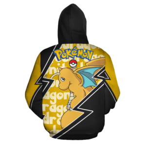 Dragonite Zip Hoodie Costume Pokemon Shirt Fan Gift Idea VA06 6