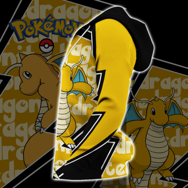 Dragonite Zip Hoodie Costume Pokemon Shirt Fan Gift Idea VA06 4