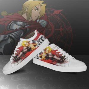 Edward Elric Skate Shoes Fullmetal Alchemist Custom Anime Shoes PN10 6