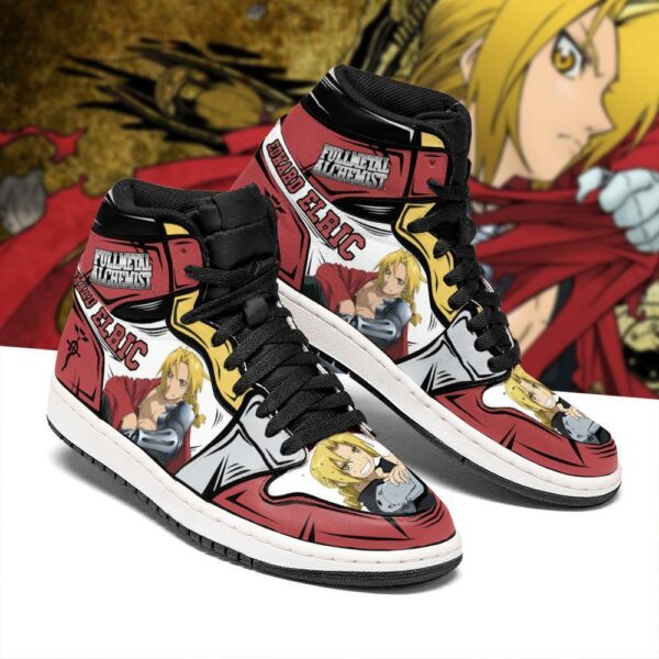 Edward Elric Sneakers Fullmetal Alchemist Anime Custom Shoes 2